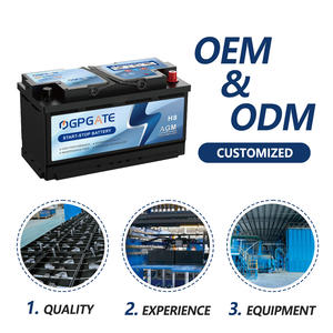 Venta al por mayor de fábrica 12V 92 <span class=keywords><strong>AH</strong></span> AGM Start Stop batería de <span class=keywords><strong>coche</strong></span> batería de plomo ácido para <span class=keywords><strong>coche</strong></span> - Product Image 4