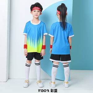 OEM Custom Wholesale Infants <b>Toddlers</b> Unisex <b>Football</b> Uniform Shirts Heat-Transfer Printed Spandex/Cotton Short Sleeve Soccer - Product Image 5