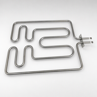 Élément chauffant OEM Salamander Broiler 2.1KW 220V SS201, serpentin en labyrinthe pour four commercial à flamme supérieure 427x280mm