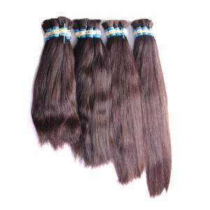 Envíe a su puerta en Brasil directamente venta popular muy suave sin trama a granel cabello brasileño recto virgen a granel - Product Image 1
