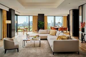 Compra en Línea Muebles de Hotel, Muebles de Hotel de Cinco Estrellas, Estilo Americano, Cama de Madera de Fresno y Nogal, Sofá, Silla, Mesa para Proyectos de Apartamentos y Villas - Product Image 4