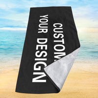 Serviette de sport en microfibre imprimée numérique à séchage rapide d'été Offre Spéciale Serviette de plage légère avec logo personnalisé et conception gratuite