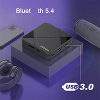 H96 Max WiFi6 Smart Streaming TV Box Rockchip RK3518 Android 14.0 2GB+8GB/16GB BT5.4 4K UHD TF Card Dual USB AV Decodificador para el Hogar
