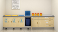 YL043 Medizinischer Lagers chrank für Krankenhaus möbel Interieur Modernes Design Krankenhaus schrank