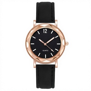 Montre à quartz pour femme, cadran rond minimaliste, bracelet en acrylique, boîtier en alliage, affichage à aiguilles, montre-bracelet de 36 mm - Product Image 3