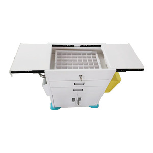 Carrito de Tratamiento Médico de Acero y Plástico para Uso Hospitalario, Guangzhou Overseas Chinese, 760x500x880mm - Product Image 4