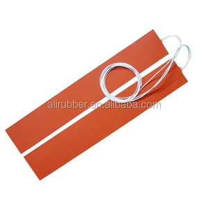 Calentador de placa de banda de alta densidad personalizado de 220V y 100W, calentador de aire eléctrico para industrias agrícolas, caucho de silicona certificado CE ROHS - Product Image 4