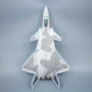 โมเดลเครื่องบินรบ J20 ขนาด 1:36 ทำจากพลาสติก สำหรับตั้งโชว์และสะสม - Product Image 1