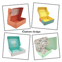 Emballage de chaussures et de vêtements avec logo imprimé personnalisé T-Shirt Boîte en carton ondulé T-shirt Emballage