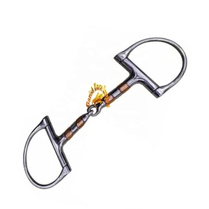 Haute qualité en acier inoxydable Dee Ring Horse Mouth Bits Top Produit équestre pour la course et l'équitation Western Type - Product Image 3