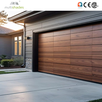Porte de garage en aluminium résistante aux ouragans MULTISHADES avec isolation haute densité pour les maisons côtières