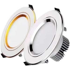 Lámpara de Techo LED Chulin AC 85-265V de Tres Colores, 7W, Empotrada en el Techo, para Hogar, Oficina, Sala de Estar, Iluminación Interior - Product Image 1