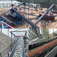 Bande transporteuse en caoutchouc EP à prix d'usine avec une résistance élevée à l'abrasion pour les industries minière et de la restauration