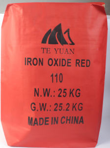 Poudre de Pigment Rouge Oxyde de Fer de Haute Qualité 110 130 pour la Construction, le Béton Coloré, les Pavés et les Tuiles de Toit - Product Image 2