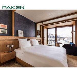One-Stop Kant-En-Klare Hospitality Meubeloplossing Parijs Stijl Hotel Kingsize <span class=keywords><strong>Bed</strong></span> Slaapkamermeubelset Hotelmeubilair Met Design - Product Image 2