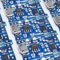 Module TP4056, module de charge TP4056, micro USB 5V 1A avec protection, module de charge TP4056, chargeur de batterie au lithium 18650