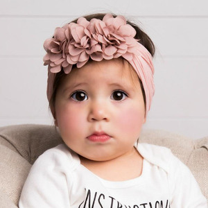 Fasce per bambini <span class=keywords><strong>turbante</strong></span> con fasce per capelli da <span class=keywords><strong>ragazza</strong></span> di fiori accessori per capelli decorazione per capelli fascia per capelli fascia per capelli semplice fascia per capelli carina B.phne - Product Image 1