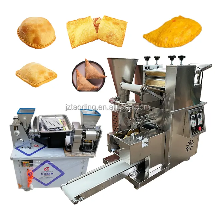 Hot automatic meat pie making machine jamaican beef patty samosa folding dumpling maker machine pie empanada machine for sale