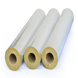 Tubo in Lana di <span class=keywords><strong>Roccia</strong></span> Isolante Ignifugo a Prezzo di Fabbrica, 120 Kg/m³, Materiali Isolanti Termici in Lana di <span class=keywords><strong>Roccia</strong></span> - Product Image 4