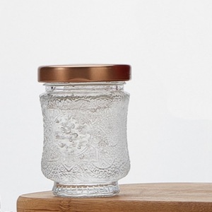 Botella <span class=keywords><strong>de</strong></span> Vidrio Pequeña para Zumo, Batido <span class=keywords><strong>de</strong></span> Gelatina, Sello <span class=keywords><strong>de</strong></span> Miel, Tapa Metálica, Nido <span class=keywords><strong>de</strong></span> Pájaros, 30ml, 50ml, 80ml, 100ml - Product Image 1