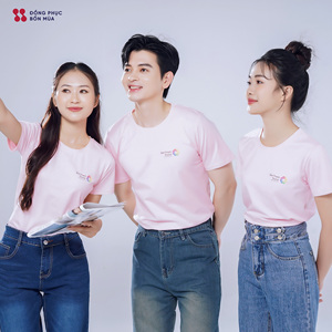 T-shirt en coton à col rond personnalisé avec logo en gros pour les événements promotionnels - Product Image 2