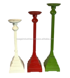 โลหะการออกแบบที่ไม่ซ้ำกันชุด3เทียนเสาเทียนHOME DECOR GARDENใช้ตารางด้านบนTEALIGHTเทียน - Product Image 6