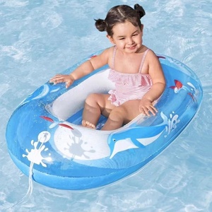 Kinder Kajak Schlauchboot PVC Material verdickt 0,3-0,4mm Klapp Drift Boot Schwimm ring Homei Marke - Product Image 3