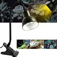 360 °   Lampe chauffante rotative multi-usage pour reptiles, éclairage pour aquarium, tortue, lézard, amphibie, perroquet, oiseau, éclairage de terrarium