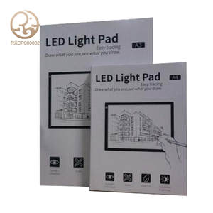 2025新款A3多功能发光二极管绘图书写描画板男女通用亚克力面板动画和绘画发光二极管光垫 - Product Image 1