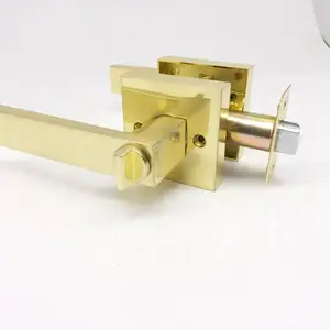 2024 Factory best selling luxury zinc alloy lever handle door lock for interior rooms Good Quality Security Door Lock Handle