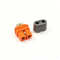 Connecteur Amass XT60I XT60IPW XT60 (2 + 1) de haute qualité plaqué or orange avec connecteur de broche de signal ou batterie RC Lipo
