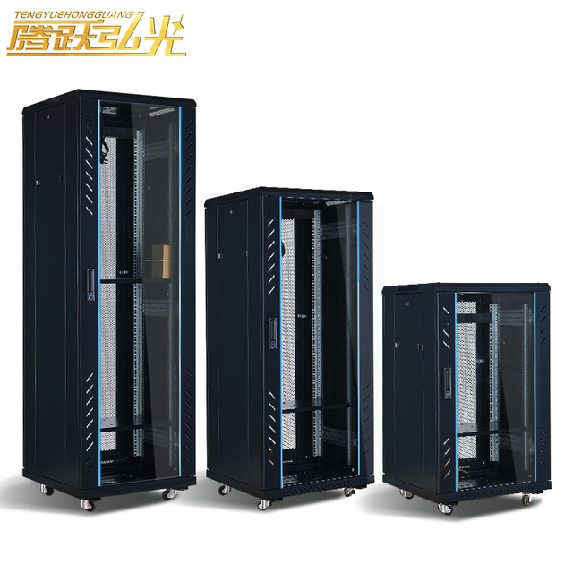 Premium Series 42U 19-inch Custom Server Rack, Elegantly Designed Network Cabinet, In-stock Supply, Ideal for High IT Centers