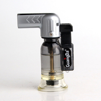 Mini chalumeau de soudage transparent à flamme oblique haute température, coupe-vent, type briquet
