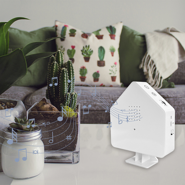 Electronic Sound Therapy Machine with Bird Sounds Light Sensor Activated Nature Sound Box for Relaxation & Stress Relief