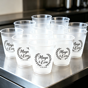 Gobelets en PLA compostables de 6 oz, 8 oz, 12 oz, 14 oz, impression personnalisée, gobelets jetables transparents en PLA pour boissons, sodas, restauration rapide, avec couvercles - Product Image 1