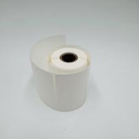 Rollo de Etiquetas Térmicas Ecológicas Libres de BPA 4x6, Etiquetas de Envío con Adhesivo Fuerte, Impermeables, Resistentes al Aceite, MOQ Bajo, Certificación FSC