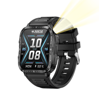 Nouvelle montre intelligente KT79 2024, écran tactile plein écran de 1,96 pouce, BT5.3, 430 mAh, étanche, boussole numérique, montre intelligente Kt79