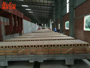 Moderner voll automatischer Gasofen ofen für die Ziegel verbrennung Hohl block herstellung Maschine Ton ziegel Produktions linie - Product Image 5