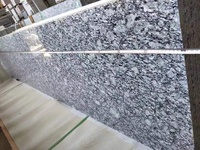 Granite Blanc Poli en Gros, Découpé sur Mesure, pour Comptoirs et Appuis de Fenêtre