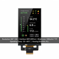 Módulo LCD TFT IPS de 7 Pulgadas 800*1280 MIPI ILI9881-C04 Pantalla de Alto Brillo de 1000 Nit para Automatización Industrial HMI