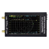 NanoVNA-F V3 1M-Analizador de red de 6GHz Pantalla táctil de 4,3 "HF VHF UHF SHF Antena y prueba de RF