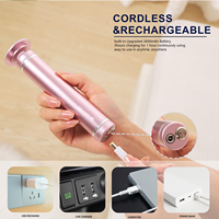 Lime à pieds électrique 2 en 1 pour éliminer les callosités, pour les ongles et les pieds, avec batterie rechargeable, commande simple