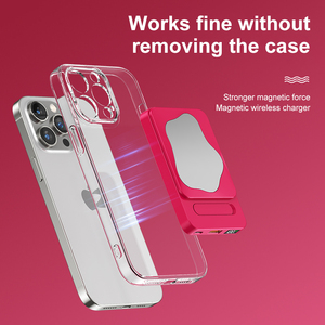 โรงงานทํา Rose Red PD20W mini 10000mah จอแสดงผล led แม่เหล็กไร้สาย Power Bank พร้อมกระจกแต่งหน้า - Product Image 4