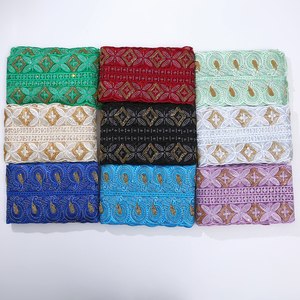 Phi đính cườm thêu lưới ren Trims thêm sang trọng văn hóa cho thời trang & trang trí - Product Image 1