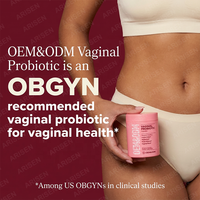 Probiotiques vaginaux OEM ODM pour femmes Équilibre du pH avec prébiotiques et lactobacilles Complément alimentaire pour la santé vaginale