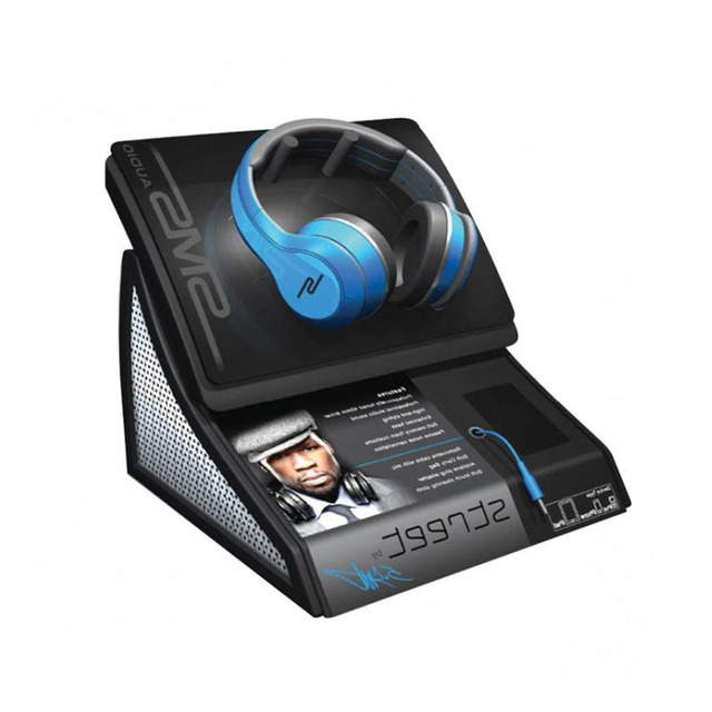 Acrylic Computer Headset Display Stand Promotion Desktop Display Stand Lighted Electronic Products Booth Props
