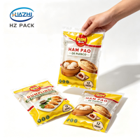 Sachet sous vide haute barrière en nylon PE sans BPA, imprimé sur mesure, de qualité alimentaire, pour dumplings congelés, siumai, dim sum, fruits de mer 500g 1kg