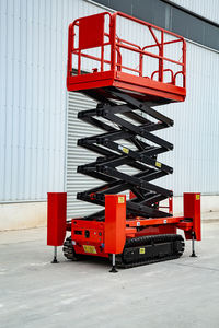 पूर्ण स्वचालित एक आदमी उठाने मंच स्व-चालित कैंची लिफ्टर रबर ट्रैक क्रॉलर कैंची लिफ्ट - Product Image 3