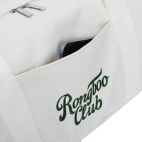 Sac de sport de grande capacité, léger, en toile, avec logo personnalisé, séparation sec/humide, sac de voyage durable, fermeture à glissière