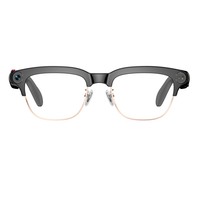 Lunettes Intelligentes IA avec Caméra 8MP, Lunettes de Soleil Semi-Cerclées, Enregistrement Vidéo HD, Appel et Transfert Wi-Fi pour Hommes et Femmes